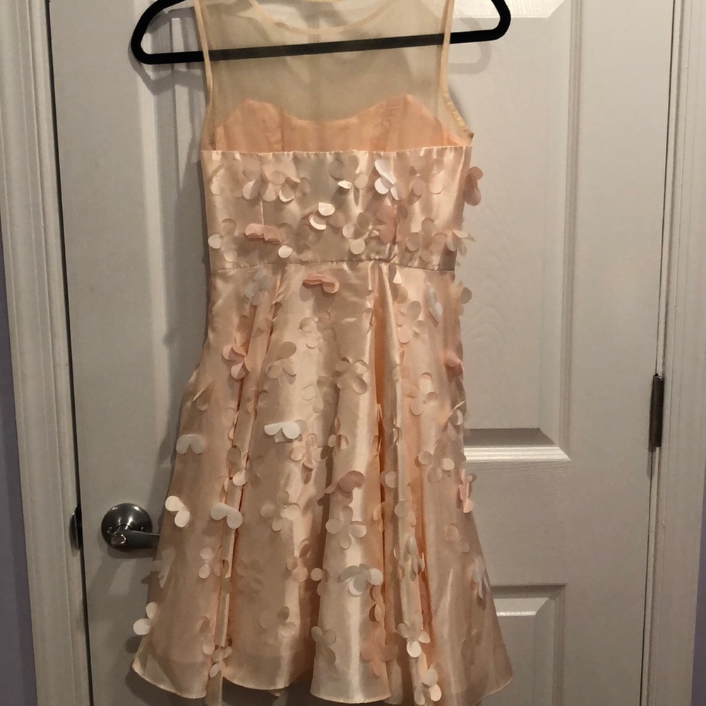 Asos 3d Laser Cut Flowers Dress View 4